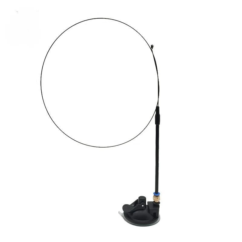 Interactive Cat Feather Toy with Bell - Hands Free Suction Cup Wand for Cat Play & Exercise